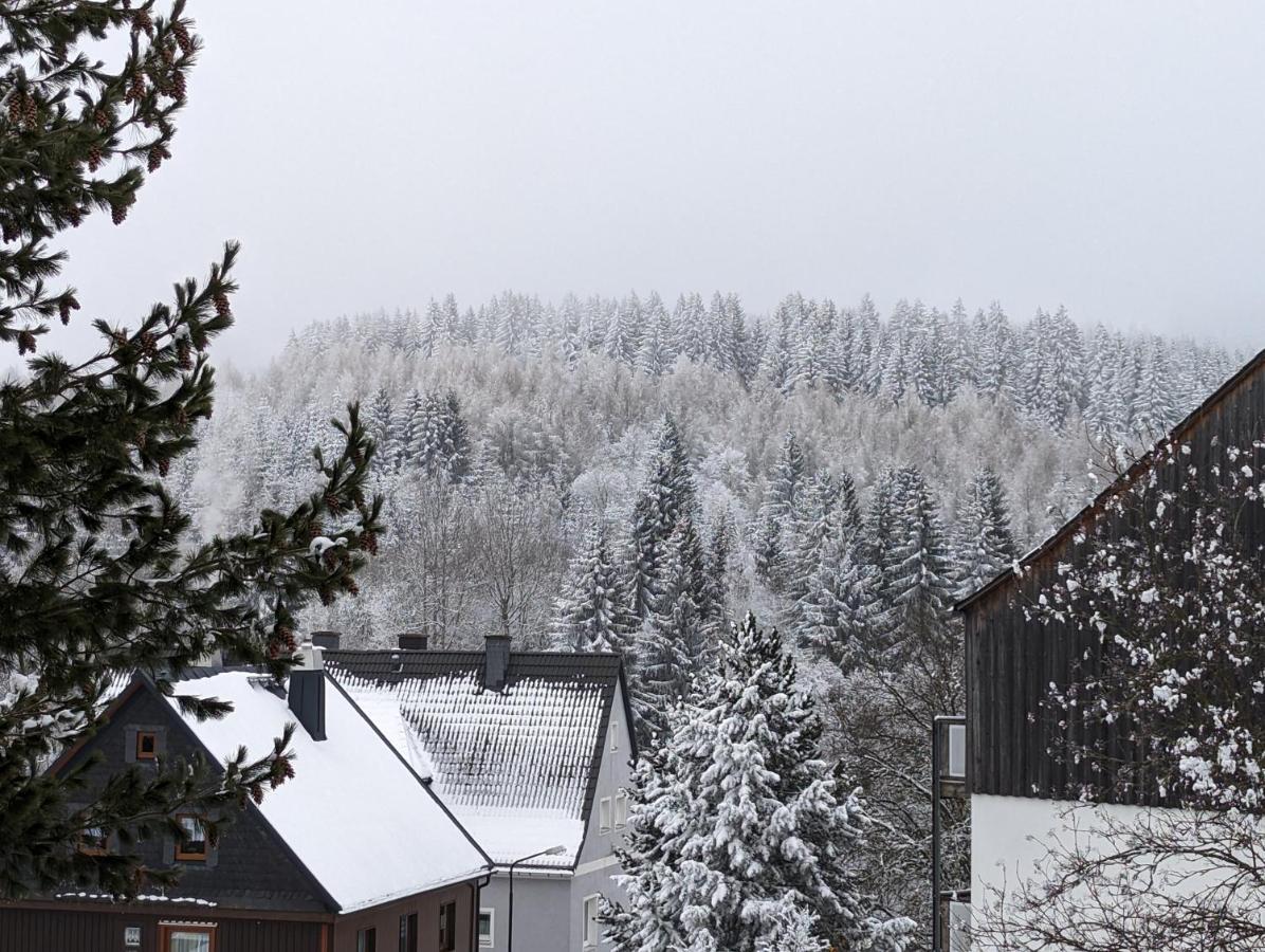 Ferienwohnungen Zauberberg, Schneehase & Glitzerhirsch Oberwiesenthal Buitenkant foto